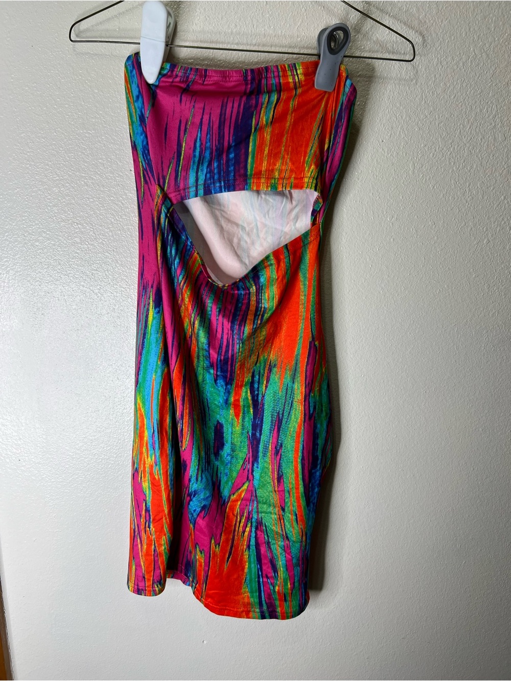 Vibrant Cutout Midi Bodycon Dress